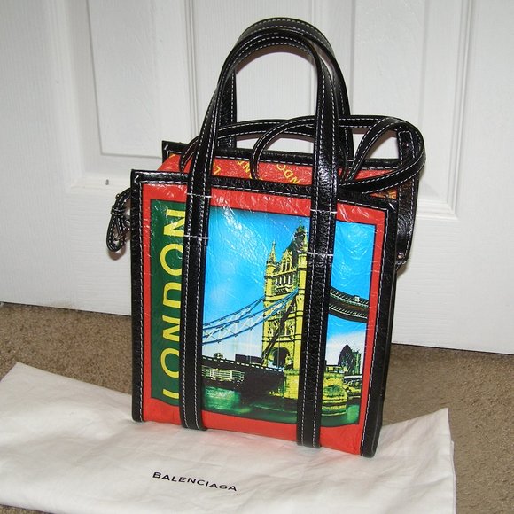 RARE NEW Balenciaga "London" leather shopper bag - Picture 6 of 16